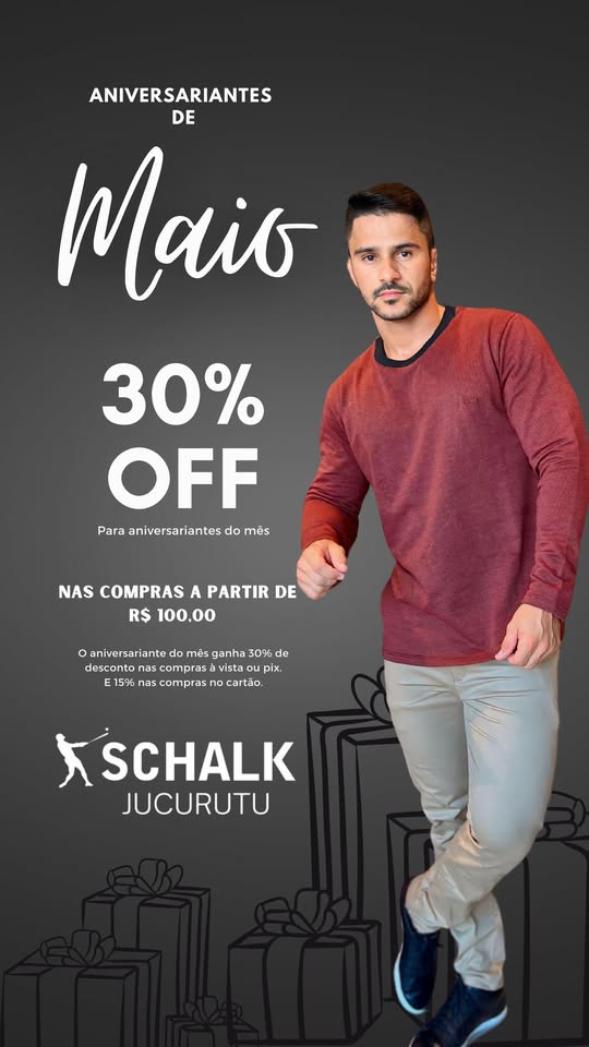 Schalk - Casaco Masculino Nome em Silicone