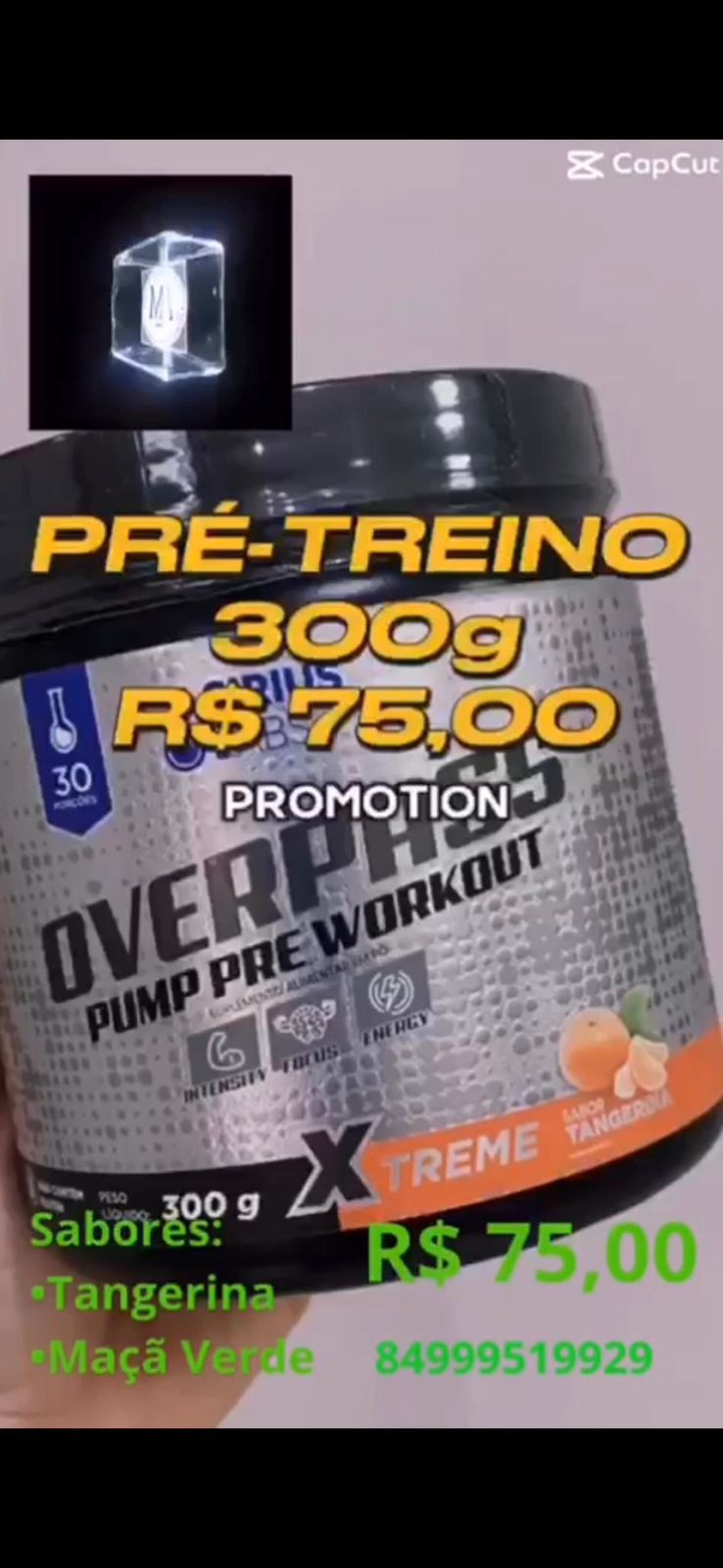 Pré Treino Overpass 300g - Sirius Labs