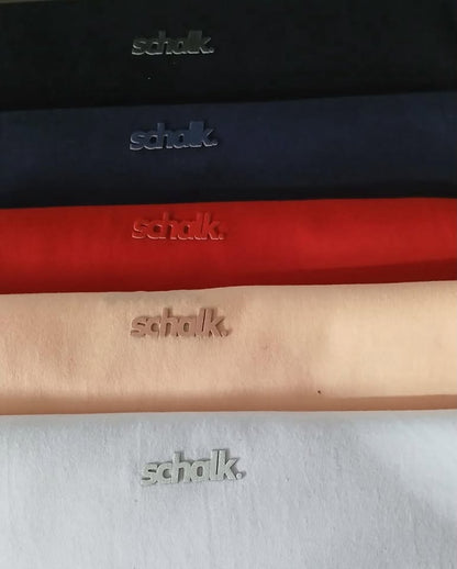 Schalk - T-shirt Premium Nome em Silicone