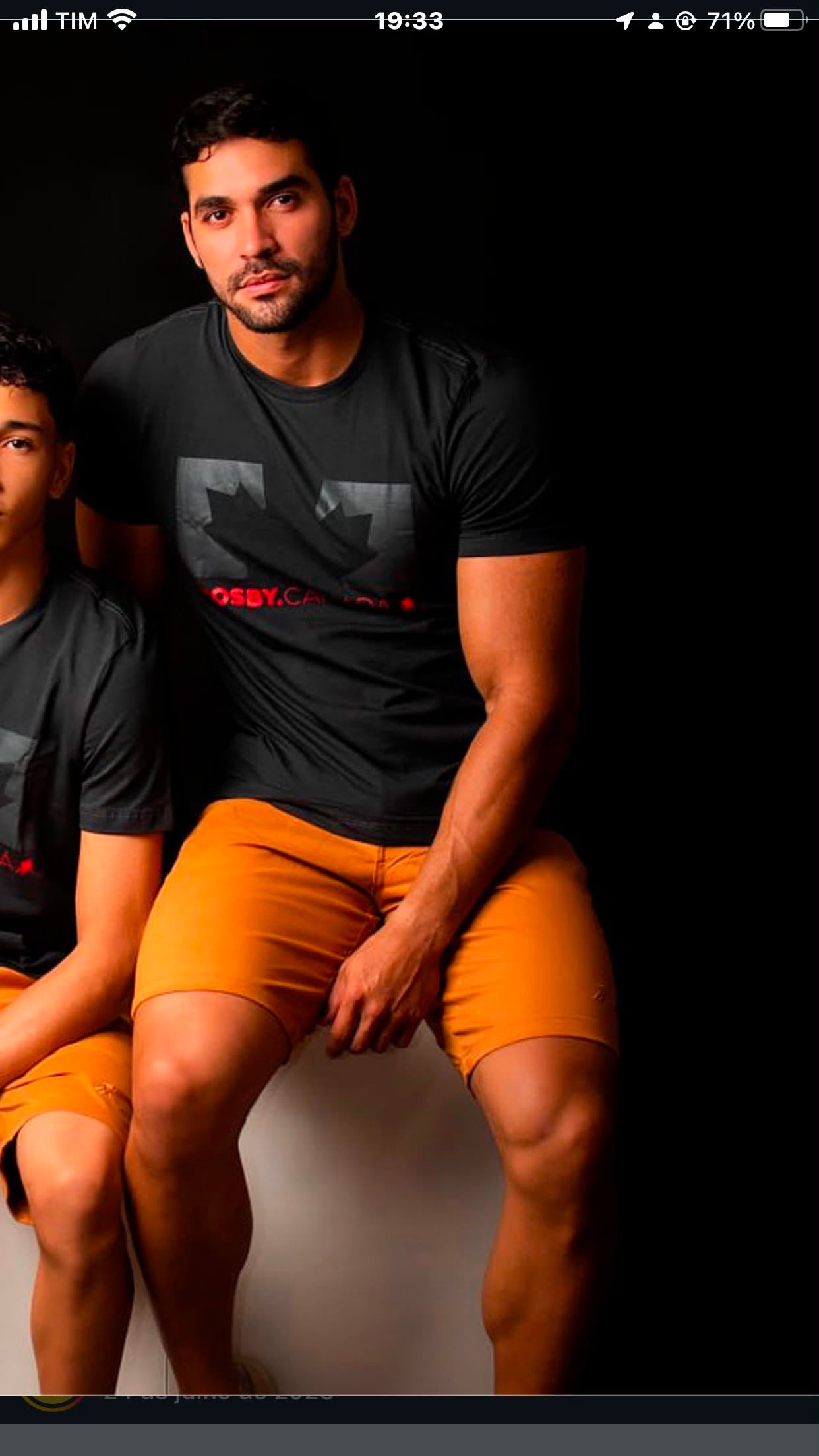 Crosby - camiseta masculina com estampa